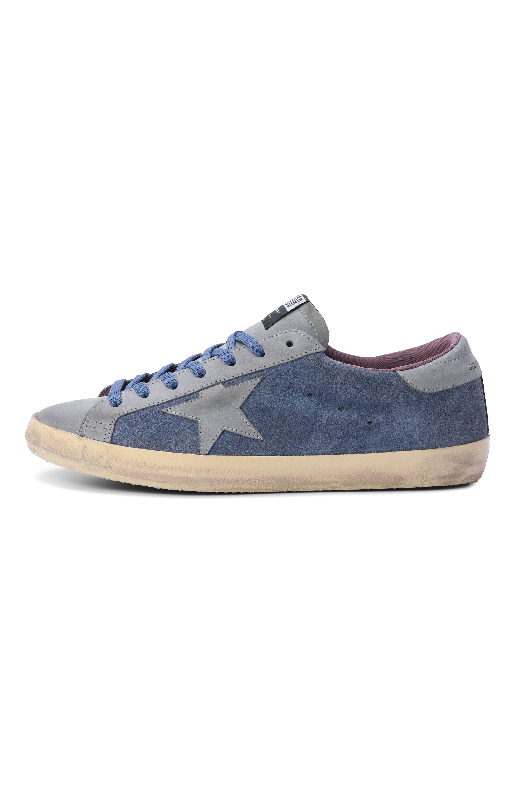 Замшевые кеды super-star GOLDEN GOOSE DELUXE BRAND, арт. GMF01002.F008749, фото 3