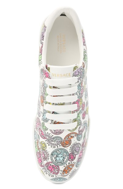 Кожаные кеды VERSACE, арт. DSU7843/D55VG, фото 5