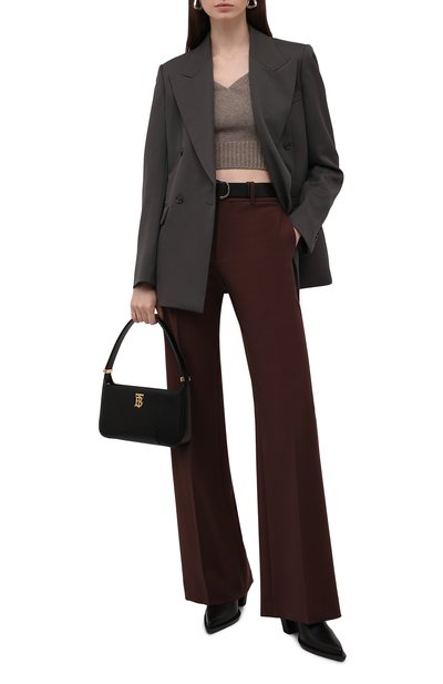 Топ из шерсти и кашемира LOW CLASSIC бежевого цвета по цене 22650 руб., арт. L0W21FW_KN01LK, фото 2 Топ из шерсти и кашемира LOW CLASSIC, арт. L0W21FW_KN01LK, фото 2
