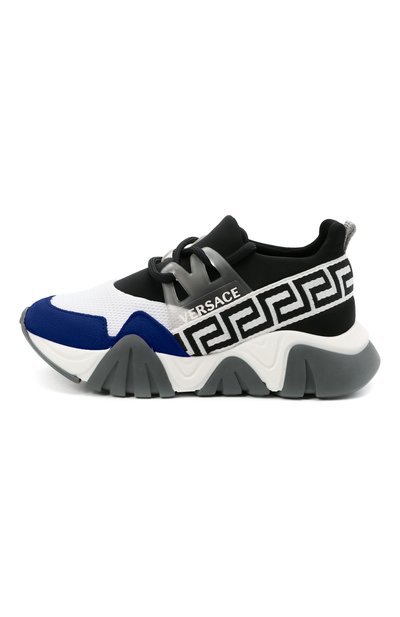 Кроссовки VERSACE синего цвета по цене 48300 руб., арт. 1000257/1A00218/27-29, фото 2 Кроссовки VERSACE, арт. 1000257/1A00218/27-29, фото 2