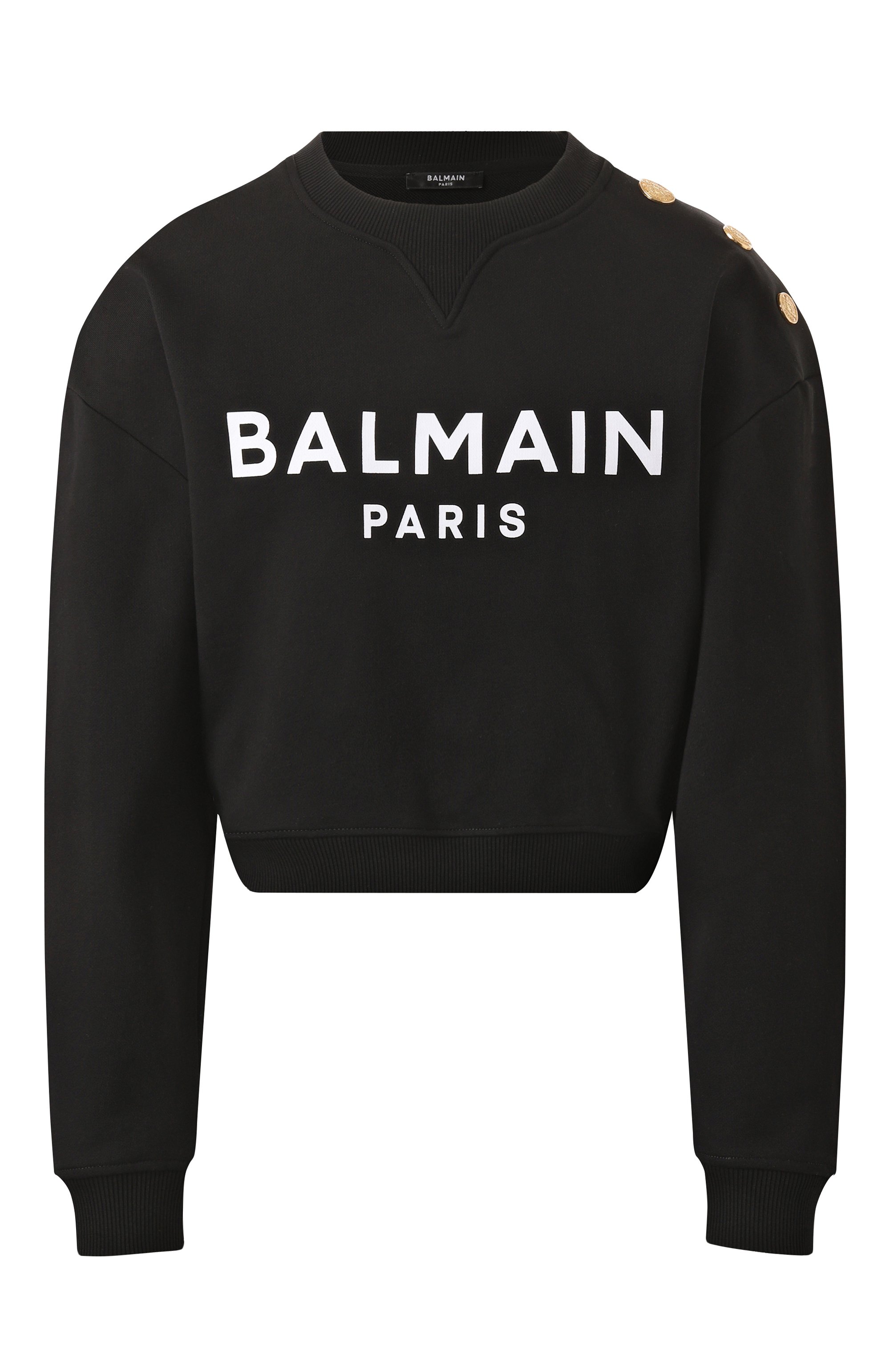 Хлопковый свитшот BALMAIN, арт. EF1JQ002/BB02, фото 1