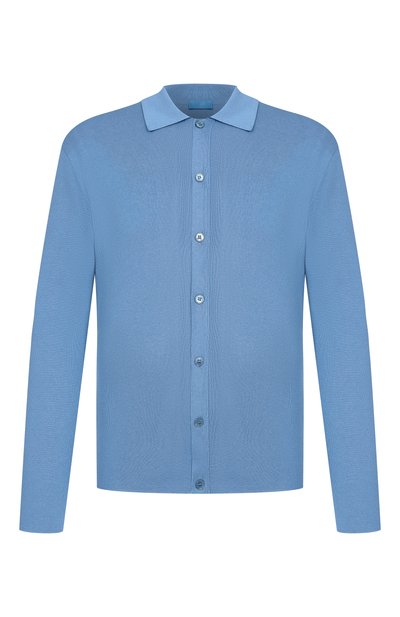 Мужская рубашка из шелка и хлопка MVST, арт. M26.2PM.K104/Y201 KNIT SETA C0T0NE