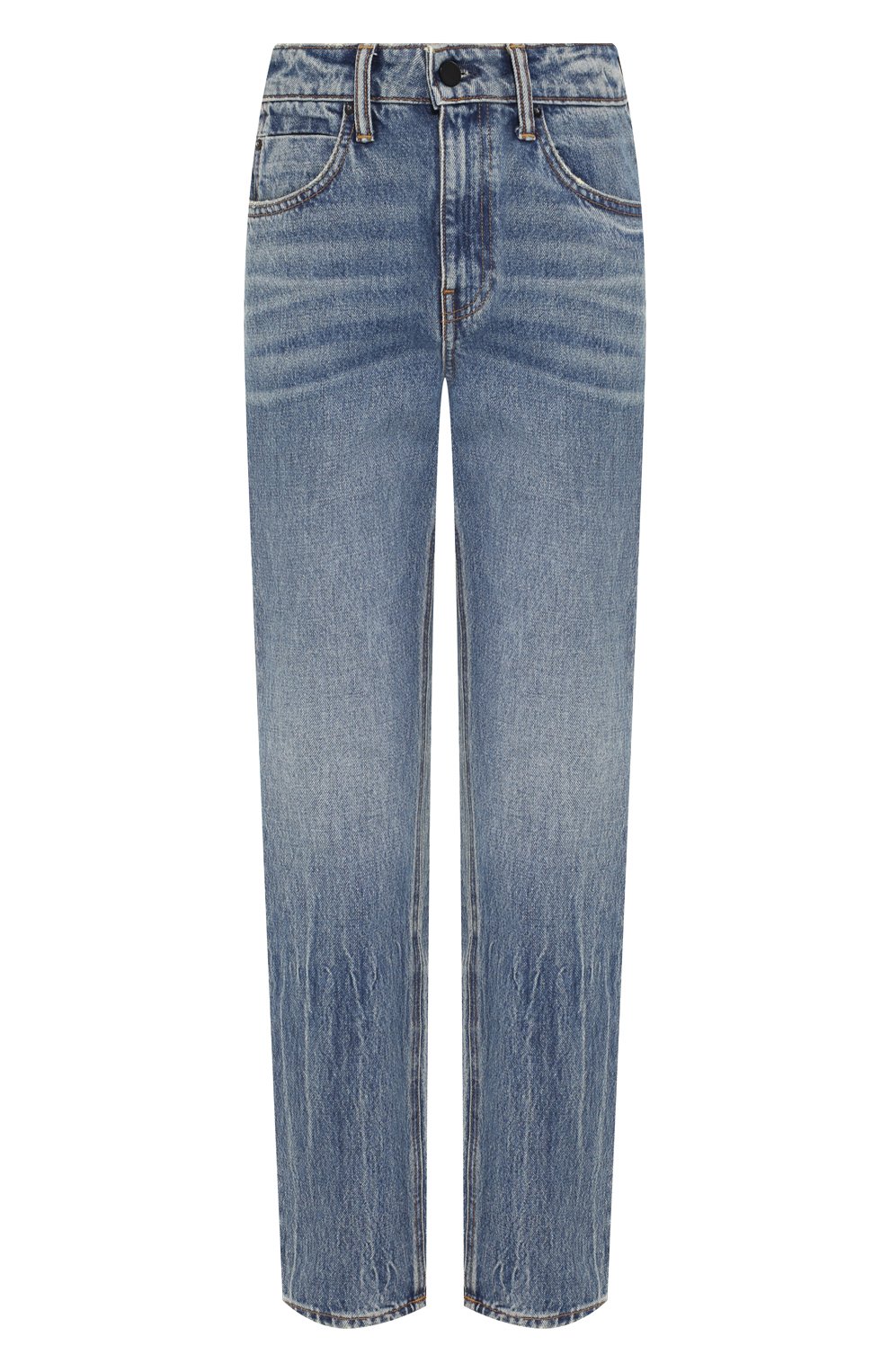 Джинсы ALEXANDER WANG голубого цвета по цене 37000 руб., арт. 4D994039AA, фото 1 Джинсы ALEXANDER WANG, арт. 4D994039AA, фото 1