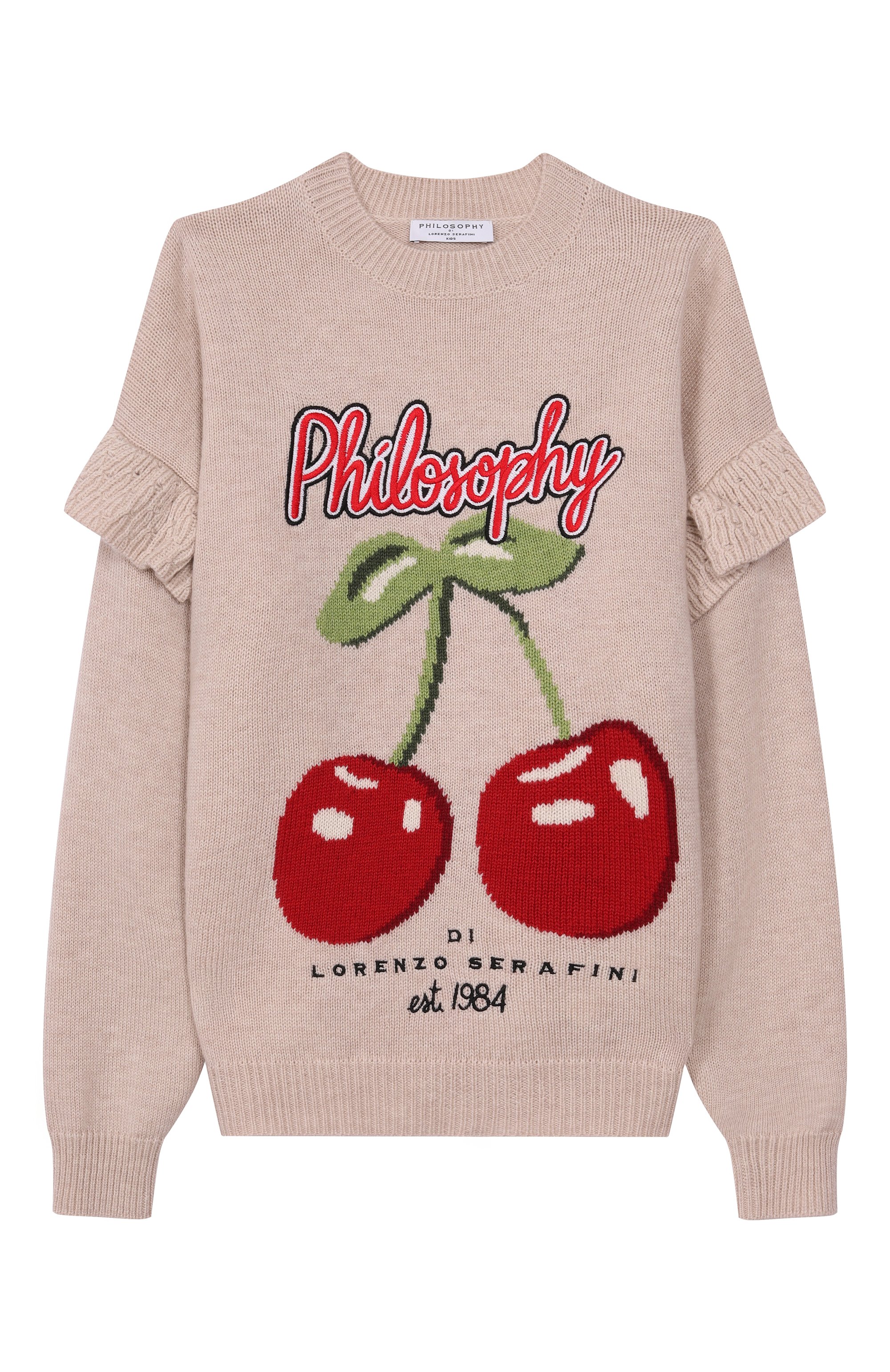 Шерстяной свитер PHILOSOPHY DI LORENZO SERAFINI KIDS, арт. I9F604/6066/12-14, фото 1