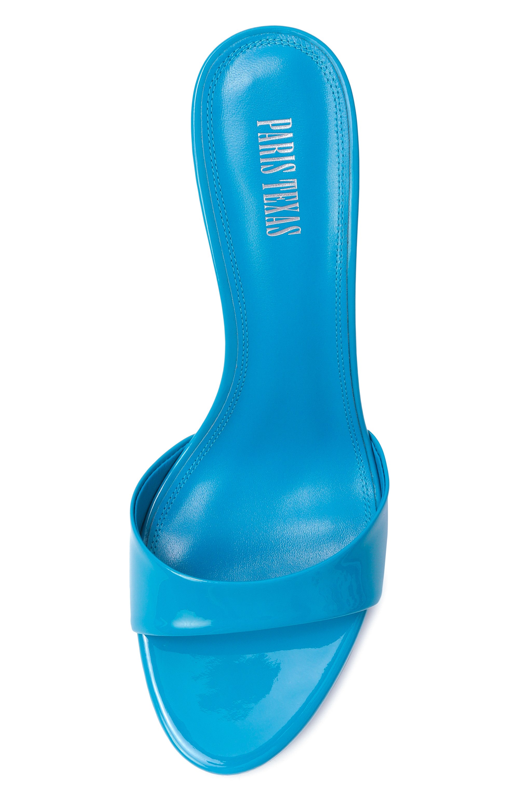 Лакированные мюли lidia 70 PARIS TEXAS бирюзового цвета по цене 65150 руб., арт. PX1141, фото 6 Лакированные мюли lidia 70 PARIS TEXAS, арт. PX1141, фото 6