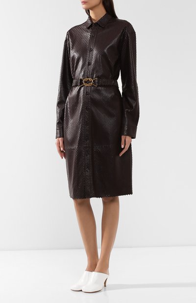 Кожаное платье BOTTEGA VENETA, арт. 574639/VF3S0, фото 3