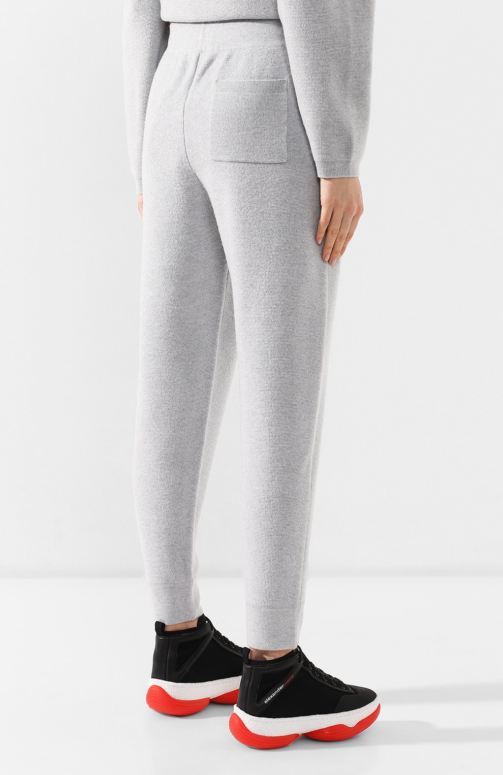 Шерстяные брюки ALEXANDERWANG.T, арт. 4K494002M5, фото 4
