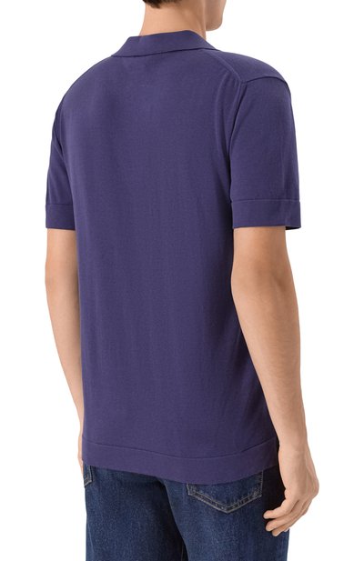 Поло из хлопка и шелка BRIONI, арт. UMKC0L/PBK02, фото 4