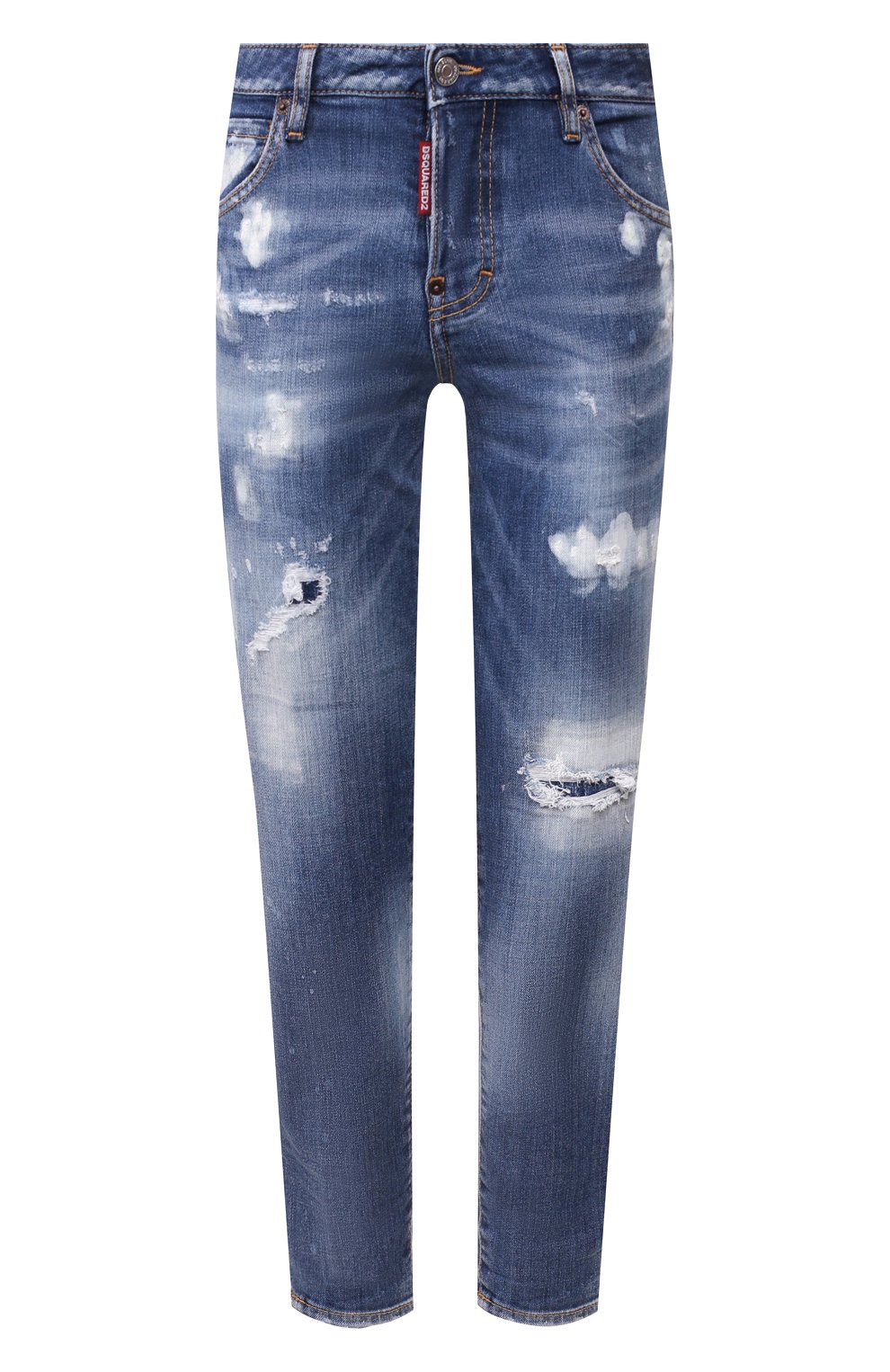 Джинсы DSQUARED2 синего цвета по цене 43900 руб., арт. S72LB0279/S30664, фото 1 Джинсы DSQUARED2, арт. S72LB0279/S30664, фото 1