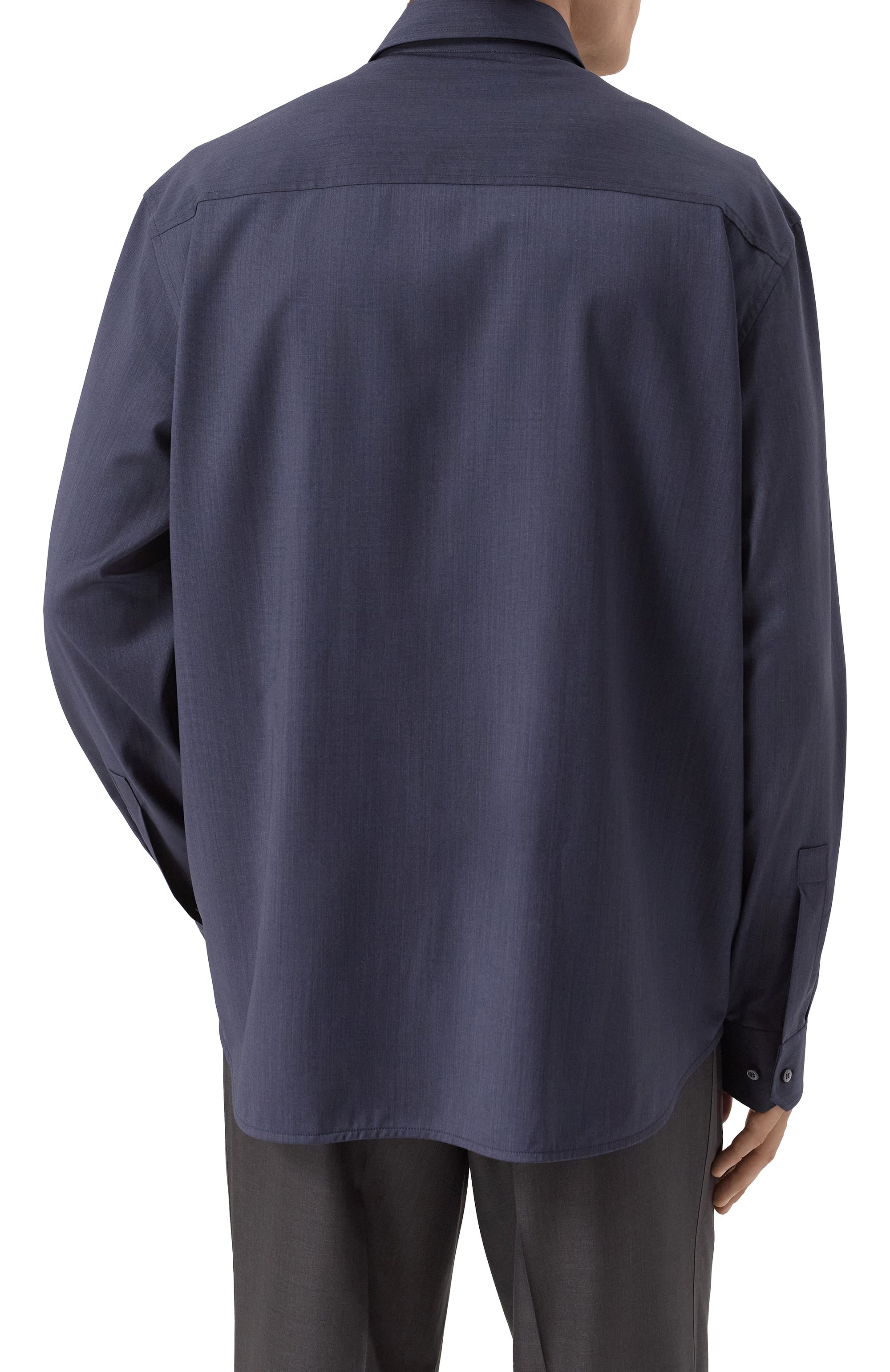 Шерстяная рубашка ZILLI, арт. SP0T01M028660014U, фото 4