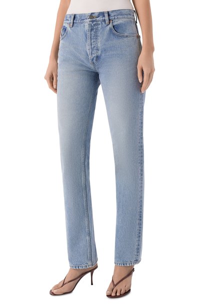 Джинсы SAINT LAURENT синего цвета по цене 161500 руб., арт. 827965/Y35AQ, фото 3 Джинсы SAINT LAURENT, арт. 827965/Y35AQ, фото 3