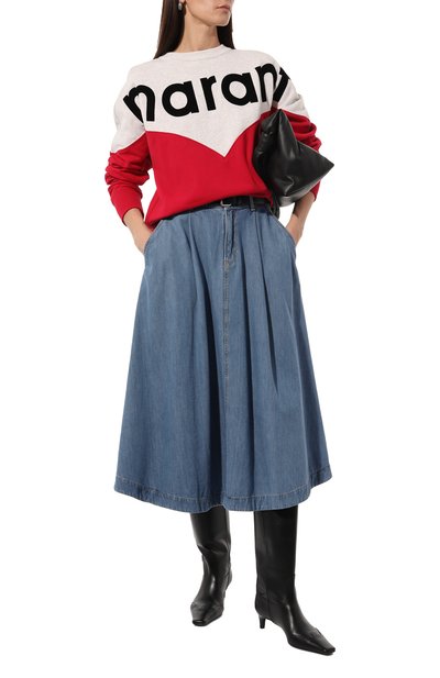 Хлопковый свитшот ISABEL MARANT ETOILE, арт. SW0006FA, фото 2