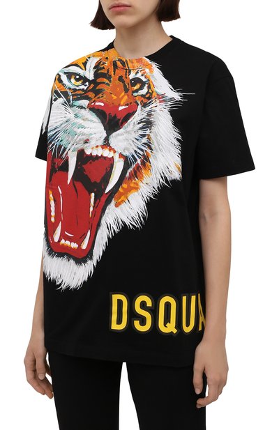 Хлопковая футболка DSQUARED2, арт. S75GD0274/S23009, фото 3