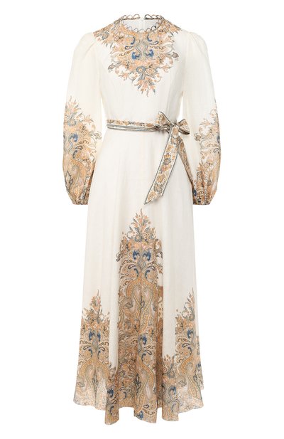 Женское льняное платье ZIMMERMANN, арт. 7268DFRE