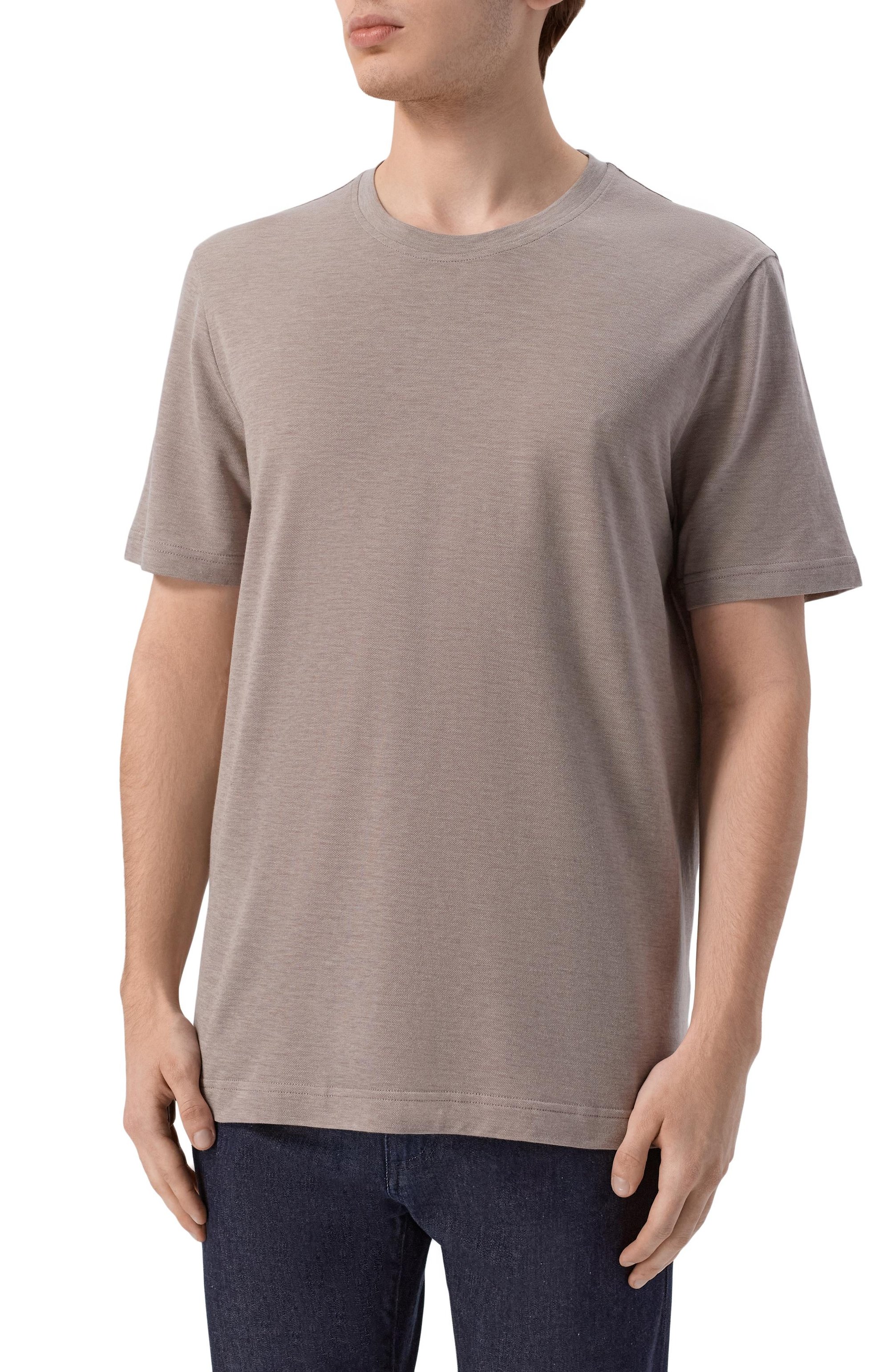 Футболка из лиоцелла и хлопка CAPOBIANCO, арт. 20M660.TM00._001, фото 3