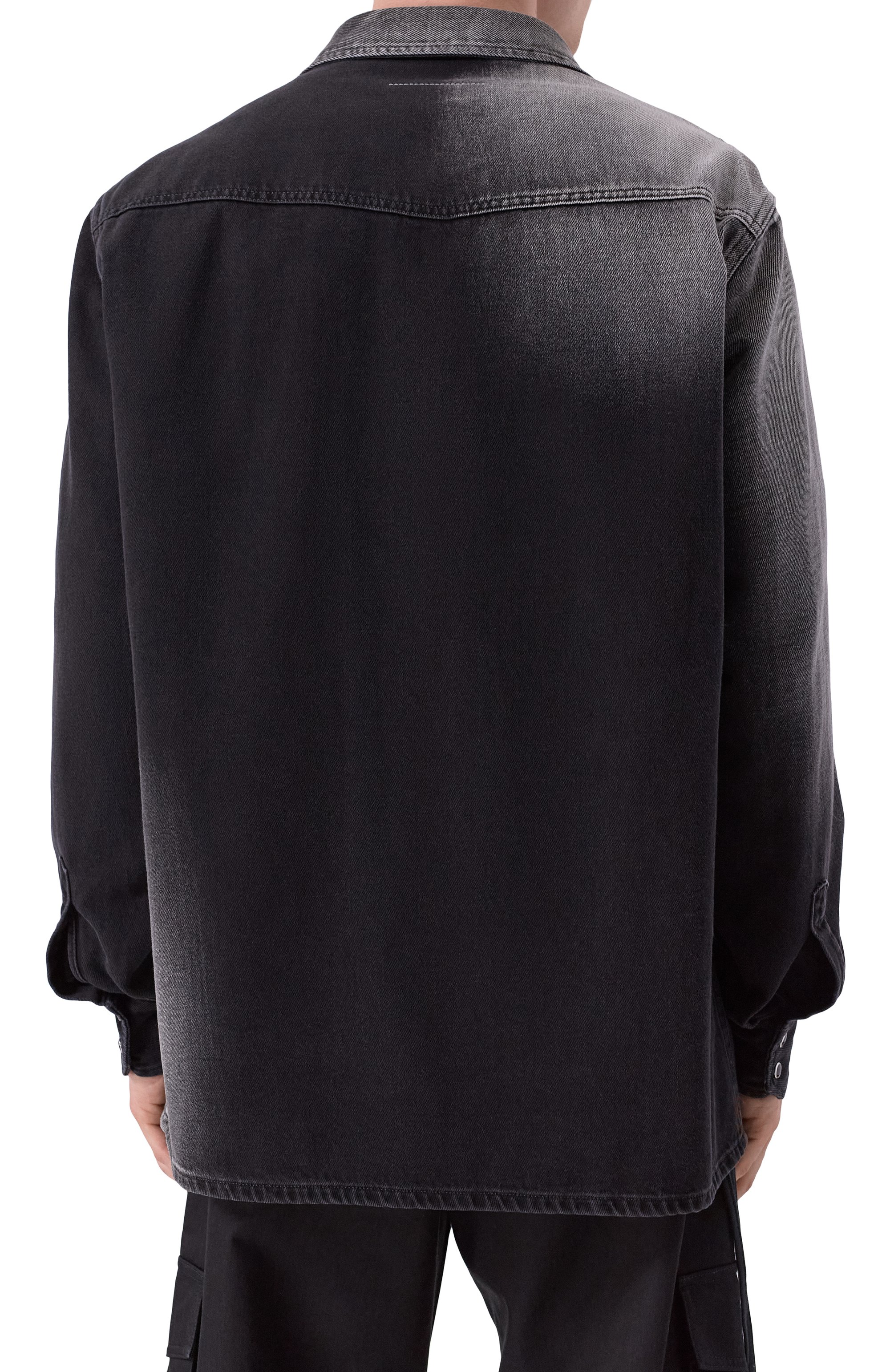 Джинсовая рубашка MM6, арт. SH2DT0024/M30011, фото 4