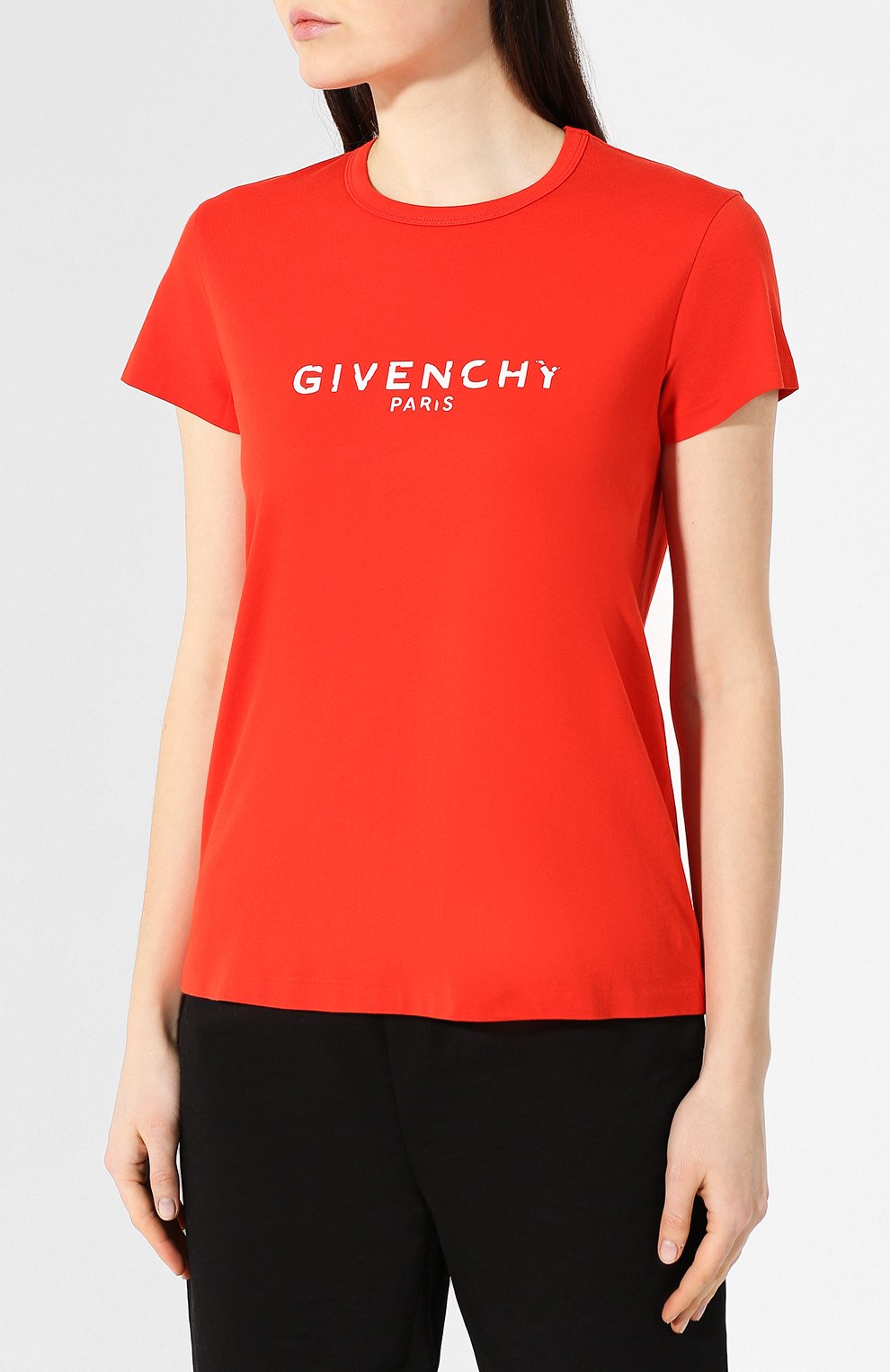 Хлопковая футболка GIVENCHY, арт. BW705Z3Z0Y, фото 3