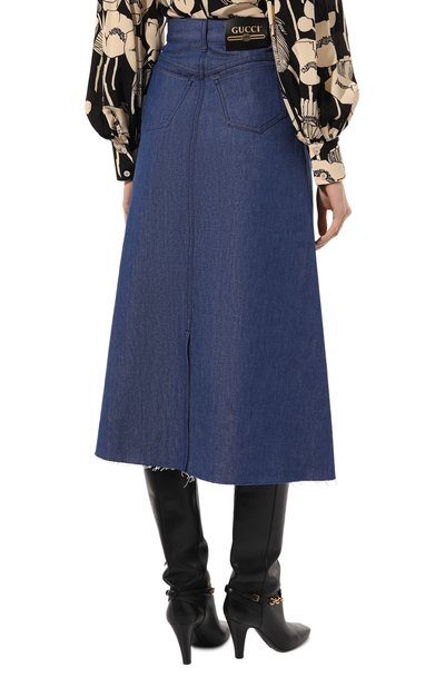 Джинсовая юбка GUCCI, арт. 653495 XDBIX, фото 4