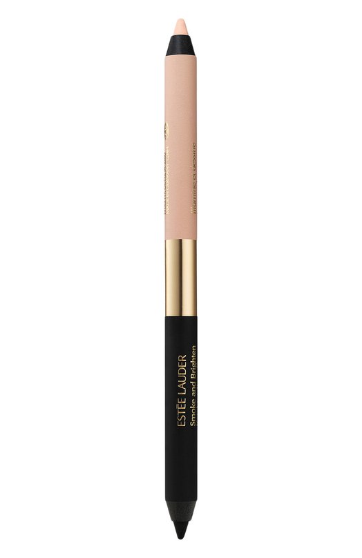 фото Двусторонний карандаш-кайал для глаз, оттенок noir / cream estée lauder