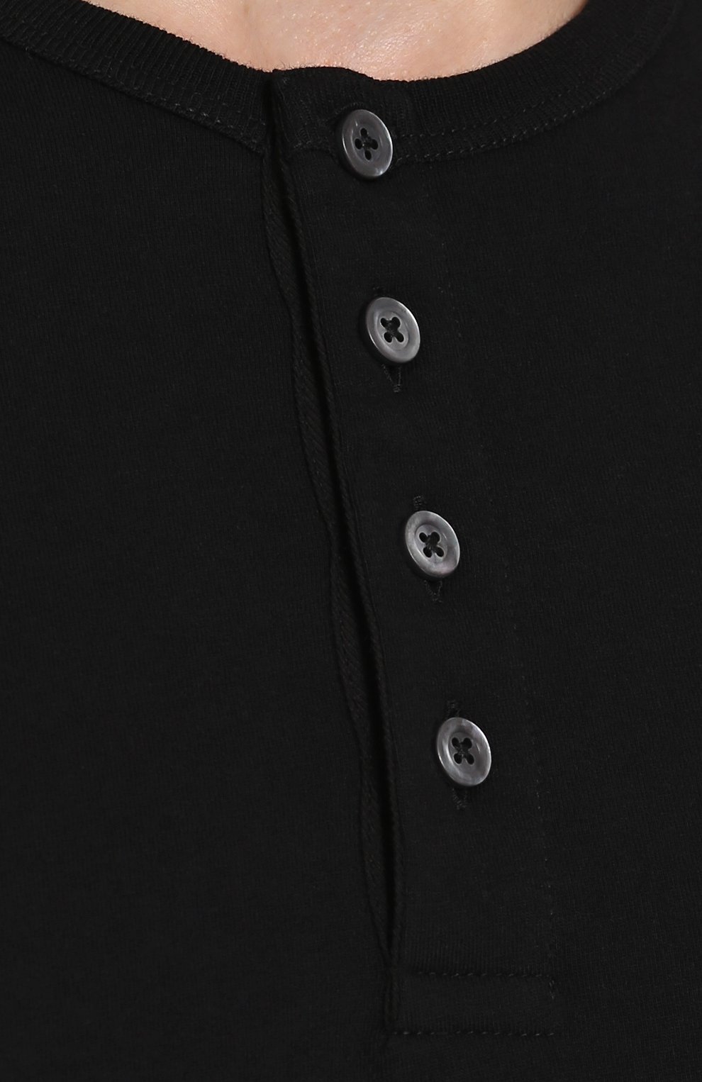 Хлопковый лонгслив-хенли TOM FORD, арт. BR402/TFJ890, фото 5