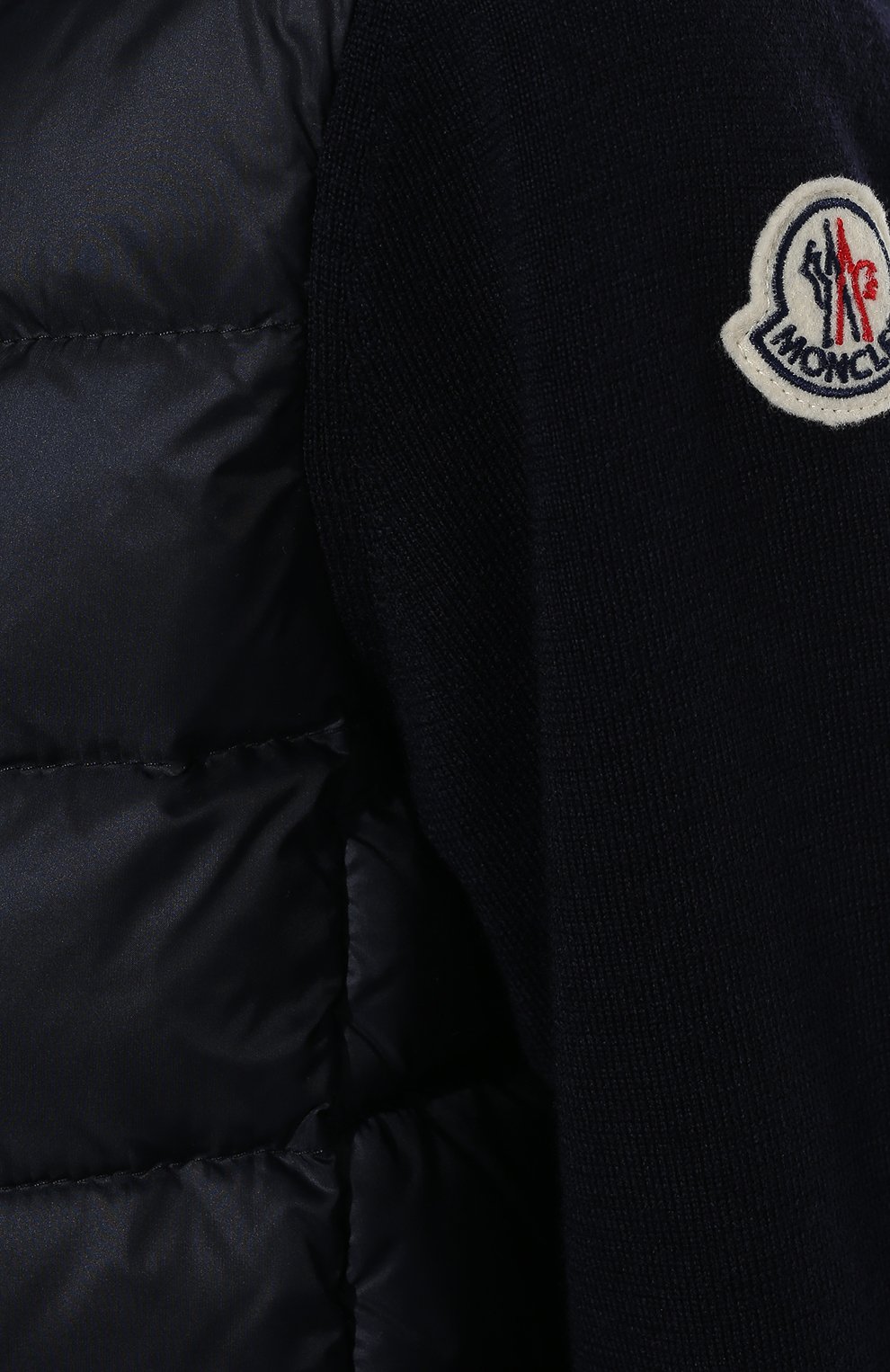 Пуховая куртка MONCLER темно-синего цвета по цене 72100 руб., арт. F2-093-9B511-00-A9018, фото 5 Пуховая куртка MONCLER, арт. F2-093-9B511-00-A9018, фото 5