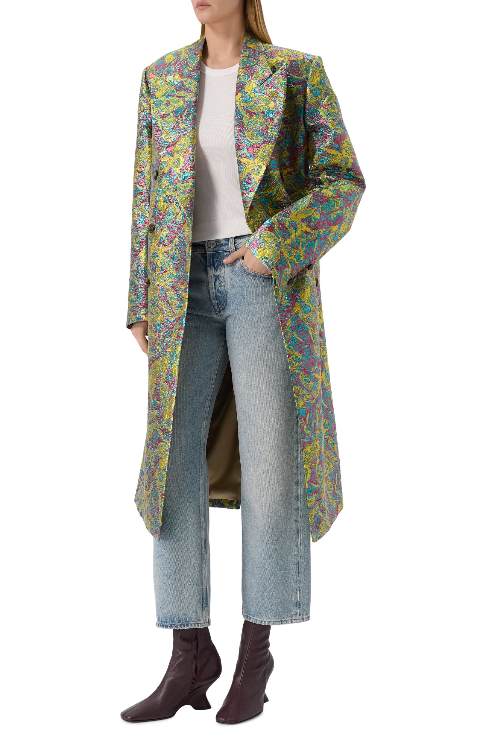 Кожаные ботильоны DRIES VAN NOTEN, арт. 262-131722/01400100, фото 3
