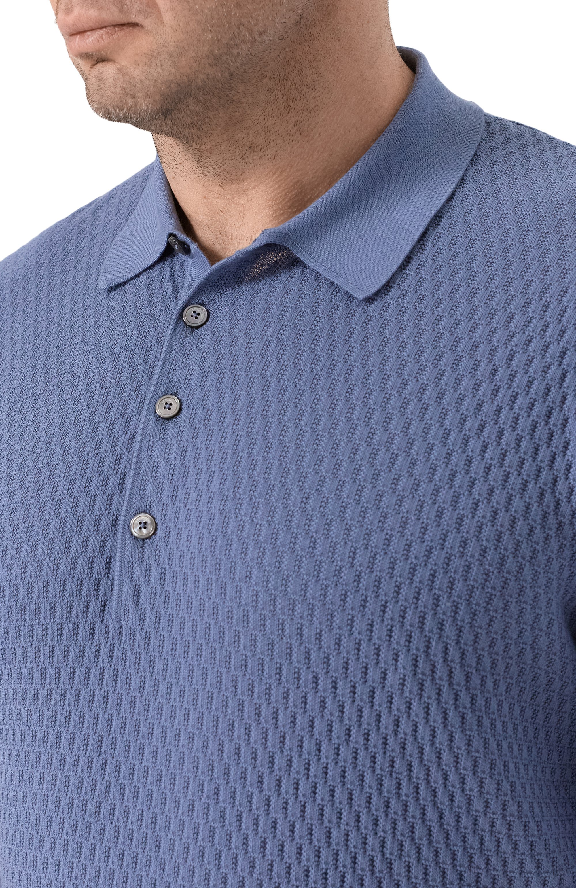 Хлопковое поло CORTIGIANI, арт. 4AS121, фото 5