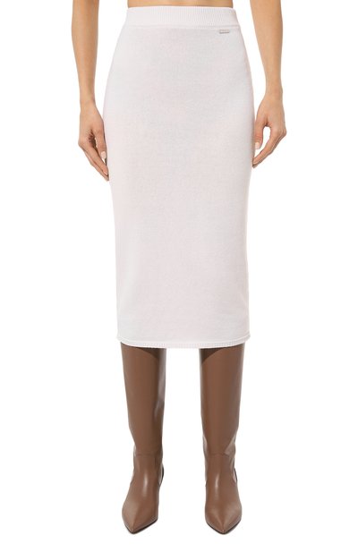 Кашемировая юбка KITON белого цвета по цене 118500 руб., арт. D547482015320153, фото 3 Кашемировая юбка KITON, арт. D547482015320153, фото 3