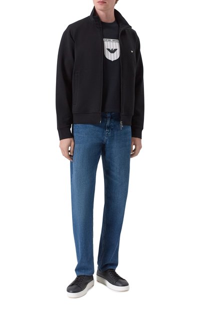Хлопковая толстовка EMPORIO ARMANI, арт. EM004536/AF10013, фото 2
