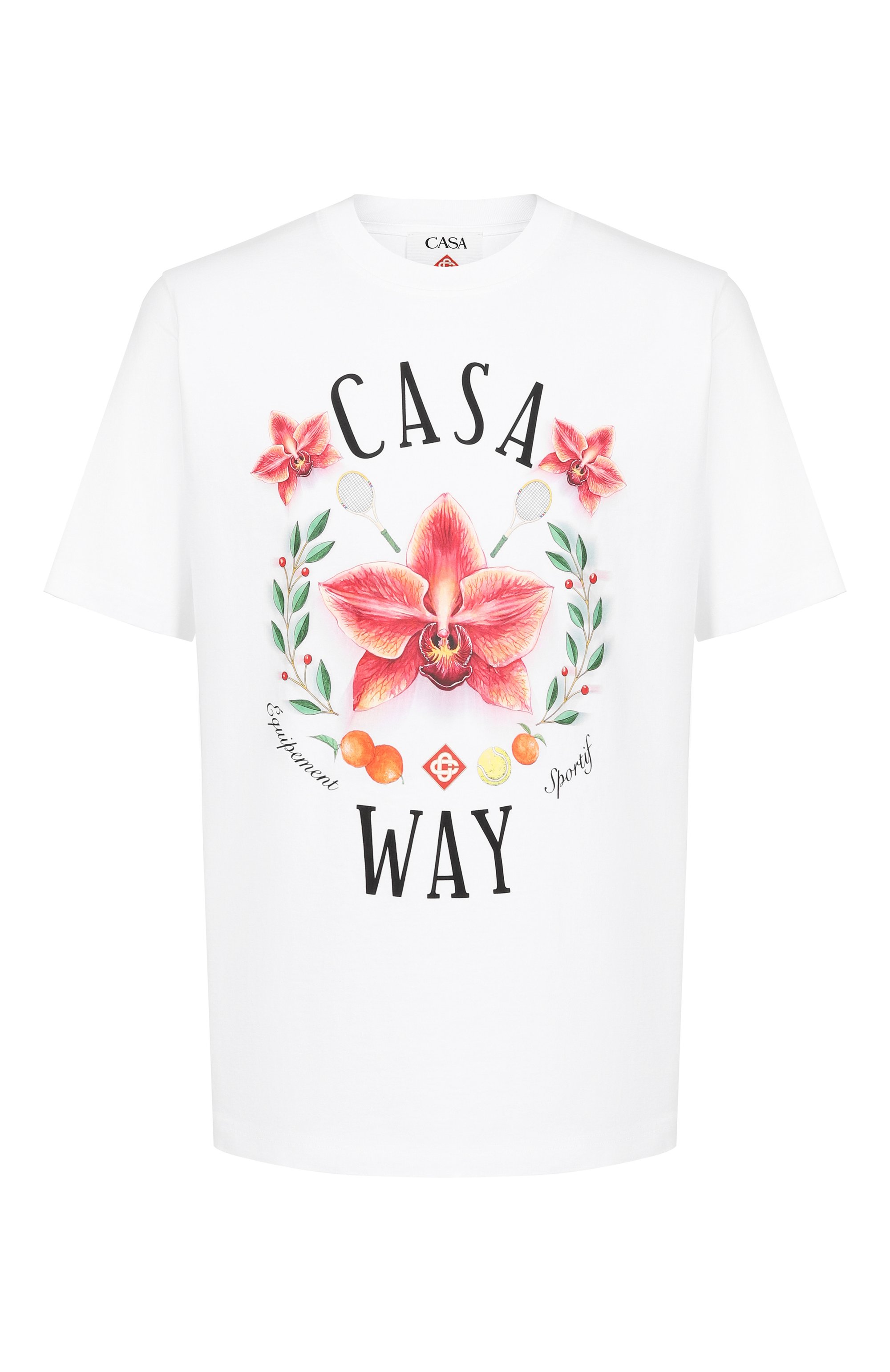 Хлопковая футболка CASABLANCA, арт. M-SP26-JTS-001-15, фото 1