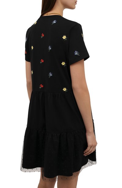 Хлопковое платье REDVALENTINO, арт. WR3MJ07J/61L, фото 4