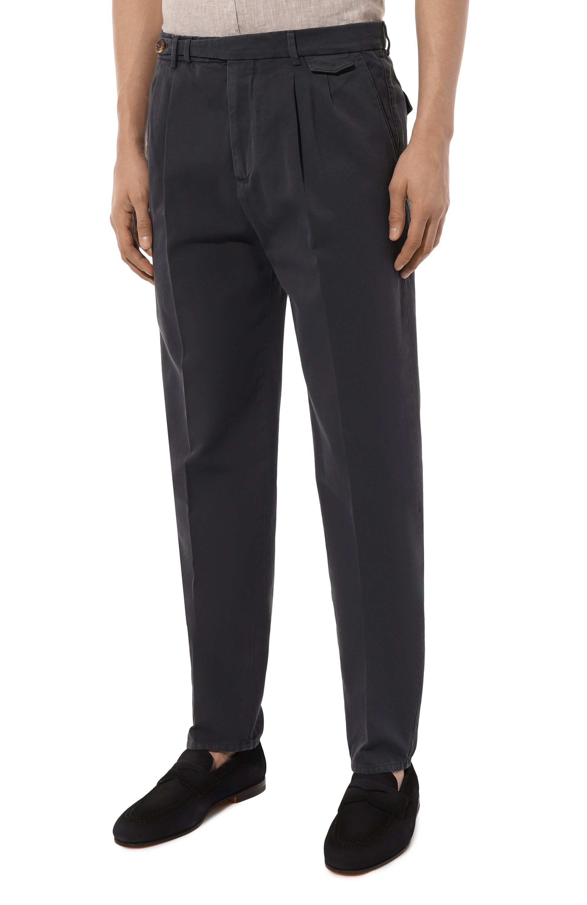 Хлопковые брюки BRUNELLO CUCINELLI, арт. M252DB2133, фото 3