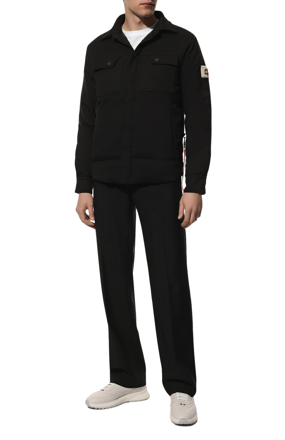 Пуховая куртка-рубашка AFTER LABEL черного цвета по цене 69950 руб., арт. BELLUN0/W01, фото 2 Пуховая куртка-рубашка AFTER LABEL, арт. BELLUN0/W01, фото 2