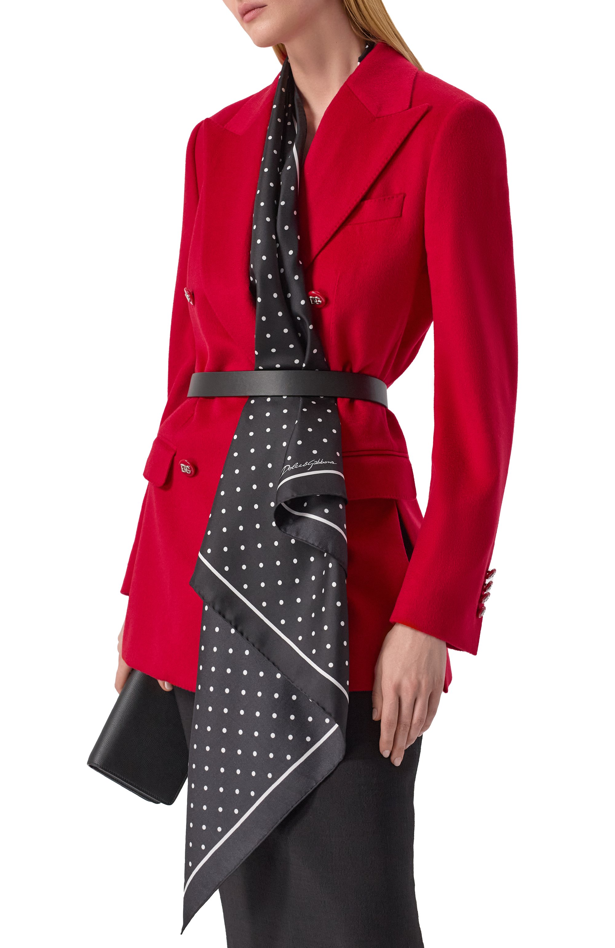 Шелковый платок DOLCE & GABBANA, арт. FN090R/GDCLC, фото 2