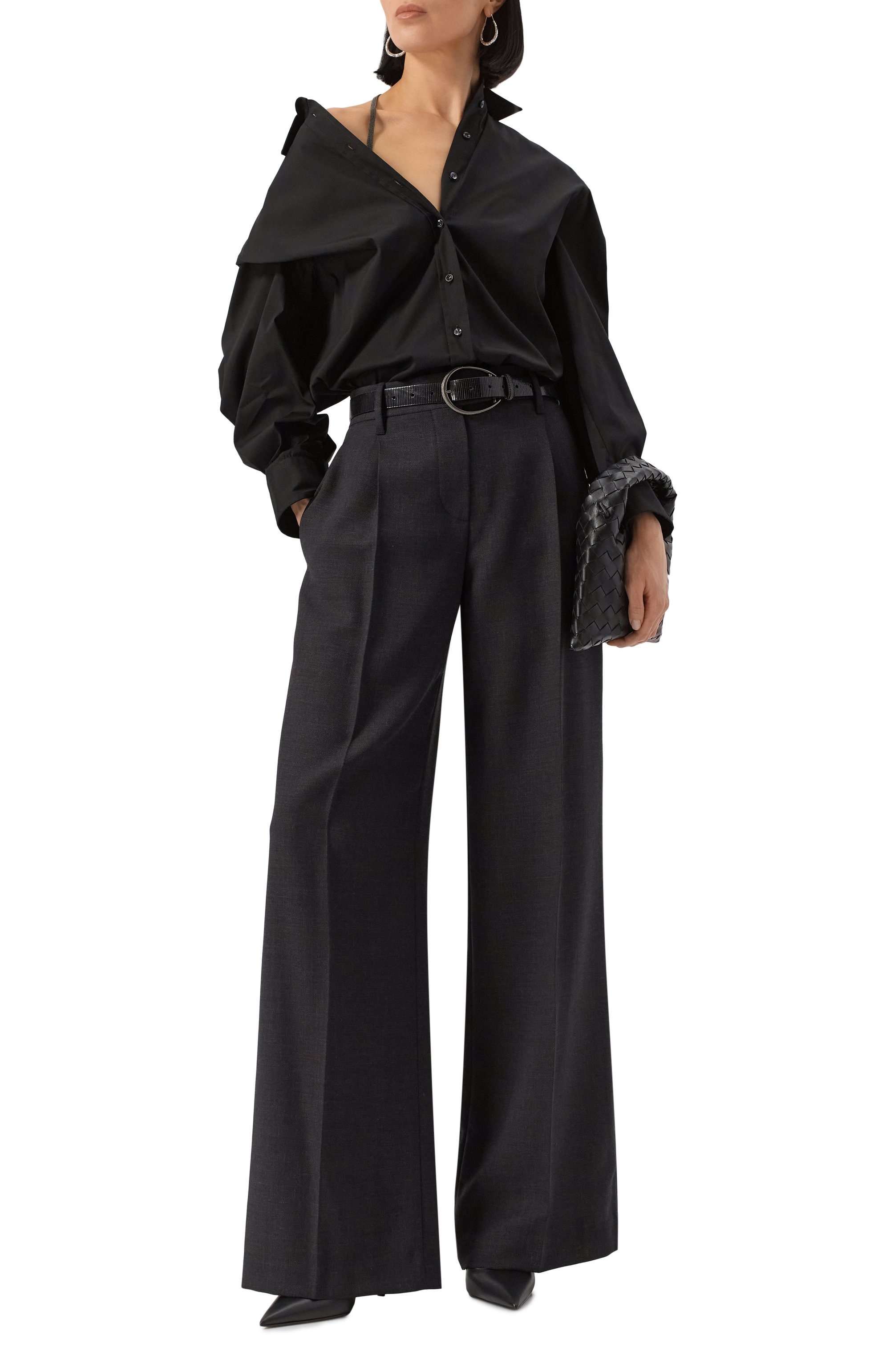 Шерстяные брюки BRUNELLO CUCINELLI, арт. MP507P8884, фото 2