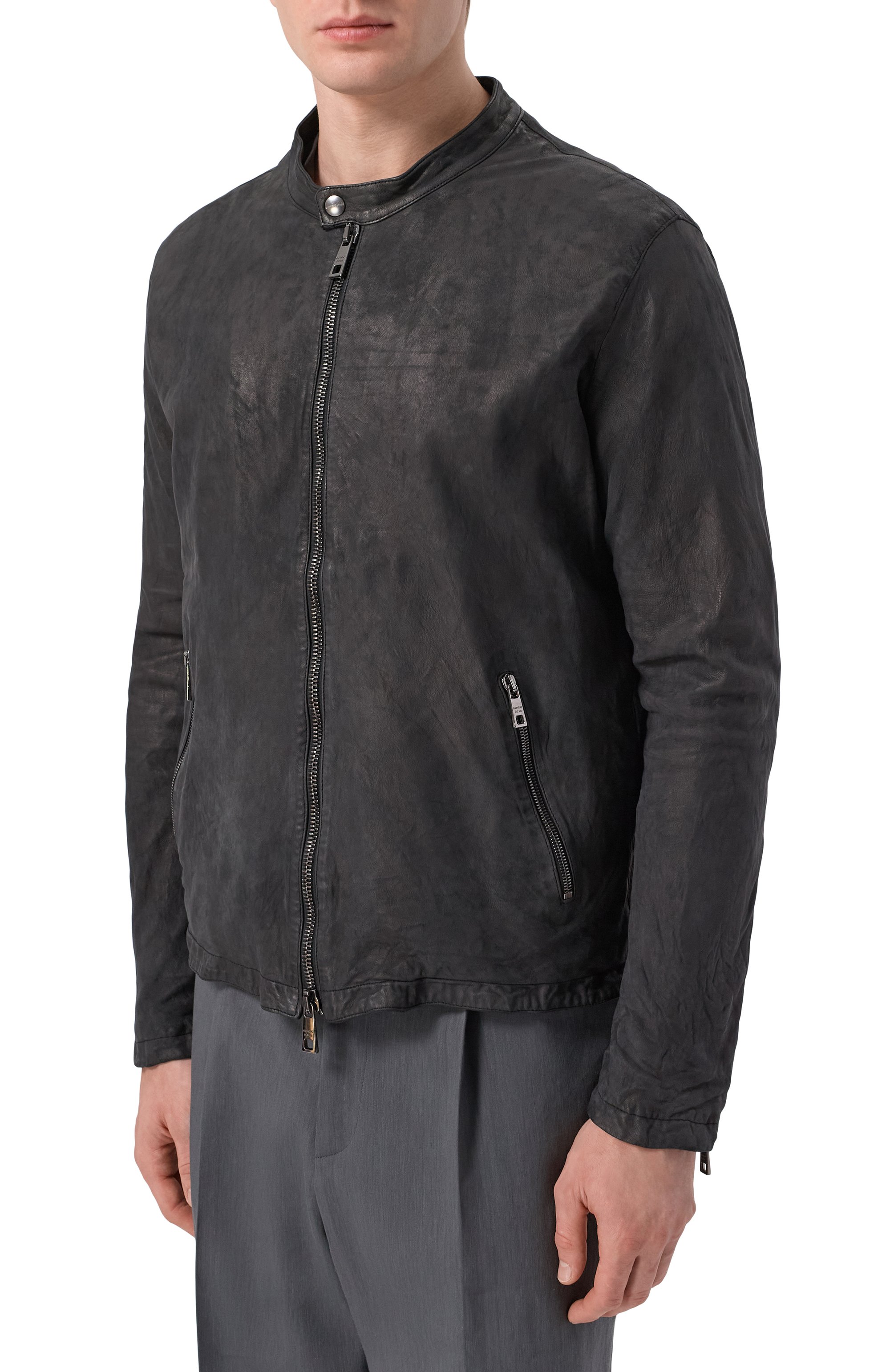 Кожаная куртка GIORGIO BRATO, арт. GU26S8299NAPSTM, фото 3