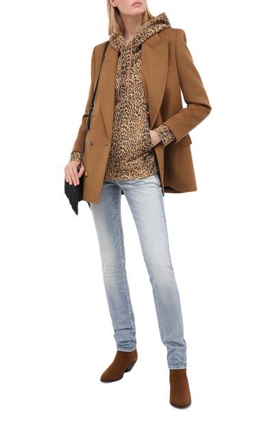 Хлопковое худи SAINT LAURENT, арт. 629708/YBTX2, фото 2