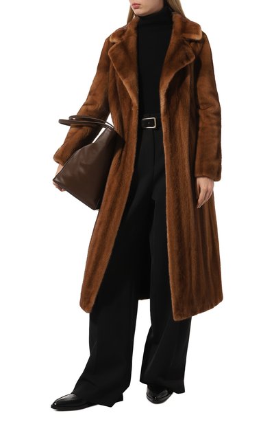 Шуба из меха норки GIULIA GURMAN, арт. J10242125B9G, фото 2