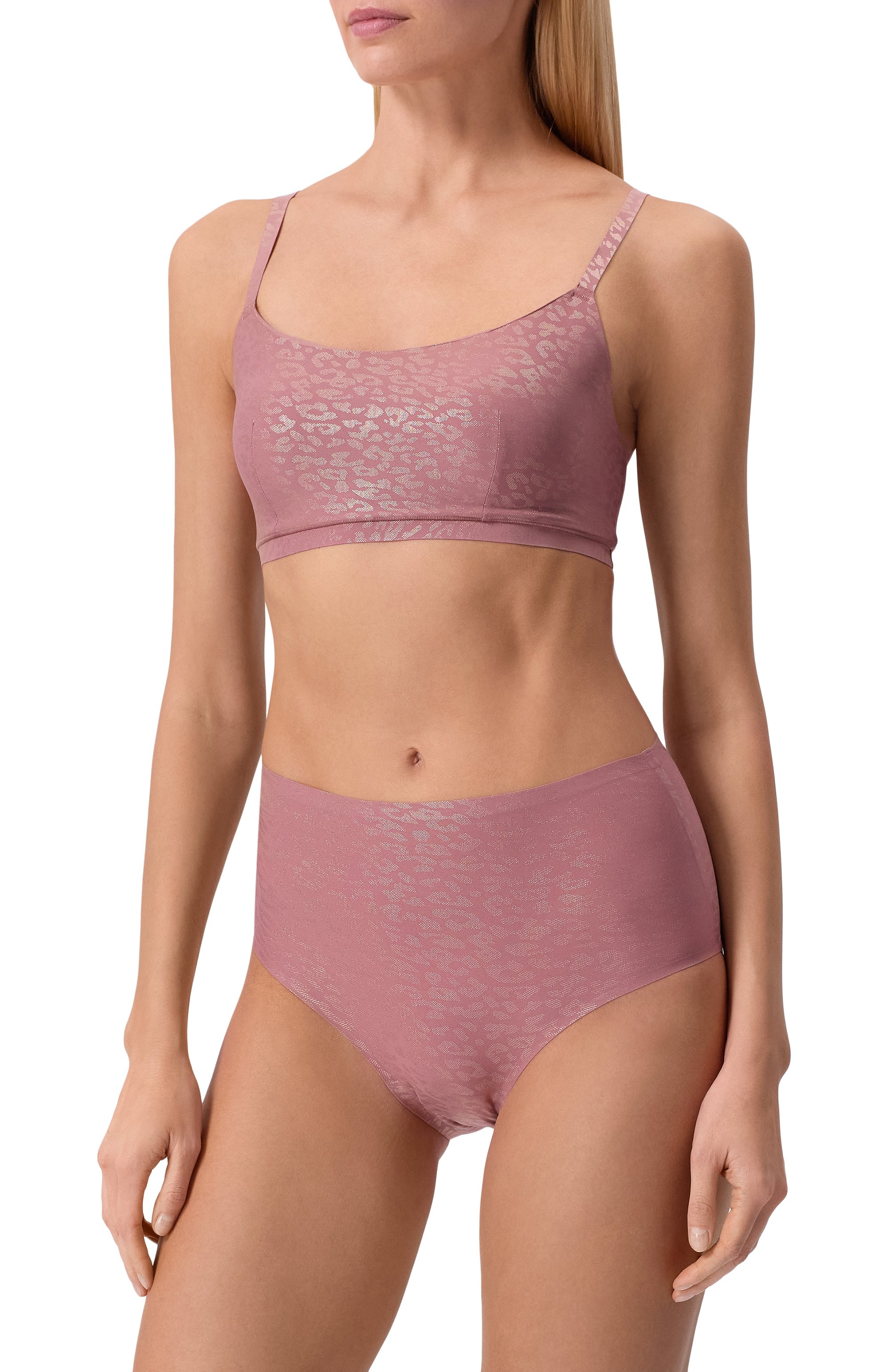 Трусы с завышенной талией CHANTELLE розового цвета по цене 3440 руб., арт. C11DC7, фото 2 Трусы с завышенной талией CHANTELLE, арт. C11DC7, фото 2