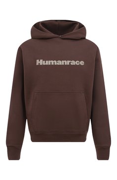 Мужской хлопковое худи adidas originals x pharrell williams ADIDAS ORIGINALS коричневого цвета, арт. HI2958 | Фото 1 (Рукава: Длинные; Длина (для топов): Стандартные; Материал внешний: Хлопок; Мужское Кросс-КТ: Худи-одежда; Стили: Спорт-шик; Принт: С принтом)