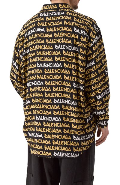 Рубашка из вискозы BALENCIAGA, арт. 681812/TRLJ3, фото 4