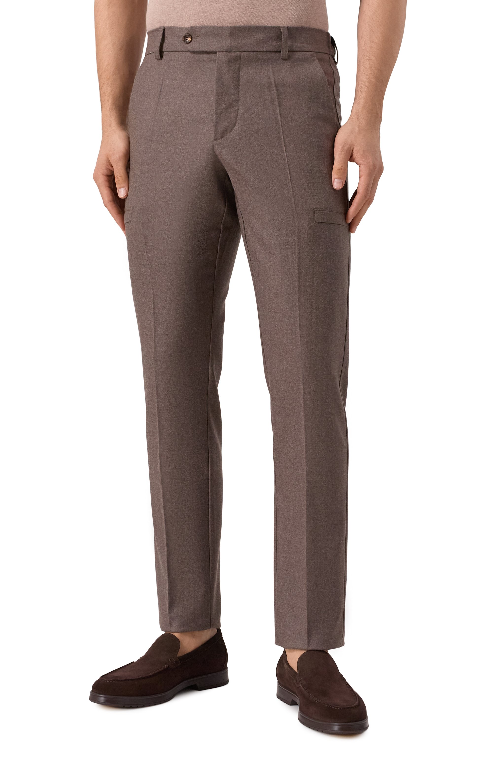 Шерстяные брюки MARCO PESCAROLO, арт. METIS/5215, фото 3