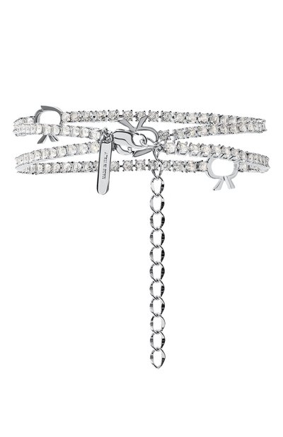 Анклет GIANVITO ROSSI серебряного цвета по цене 73600 руб., арт. QX1024.RIBCA.MG4NICR, фото 3 Анклет GIANVITO ROSSI, арт. QX1024.RIBCA.MG4NICR, фото 3