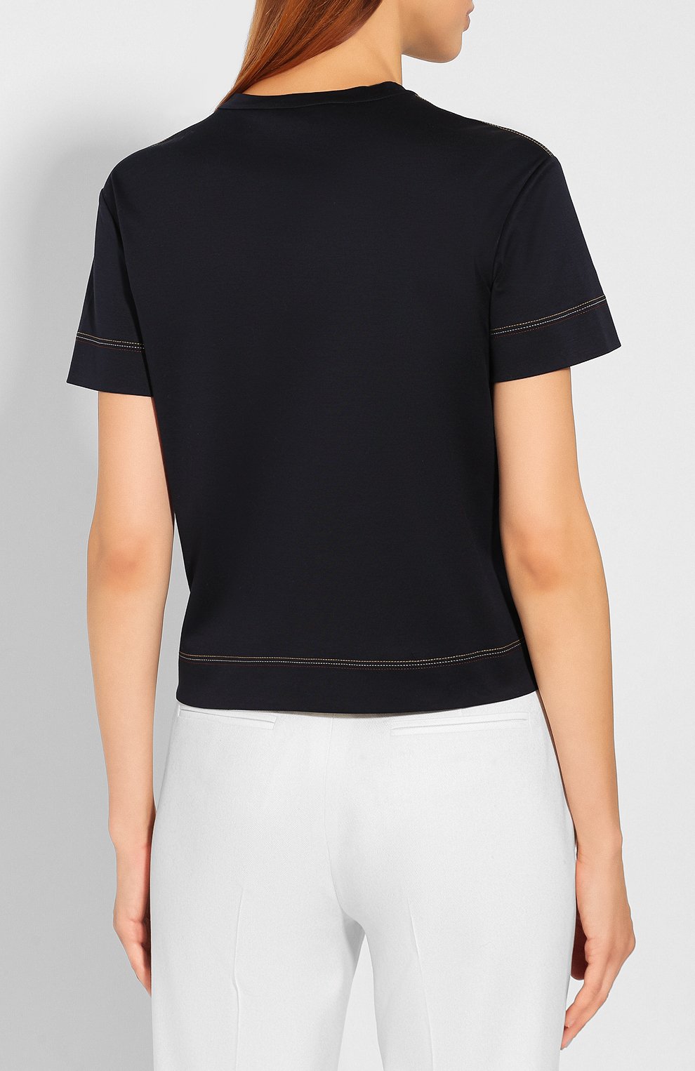 Хлопковая футболка LORO PIANA, арт. FAI7663, фото 4