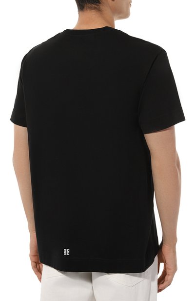 Хлопковая футболка GIVENCHY, арт. BM716R/3YEL, фото 4