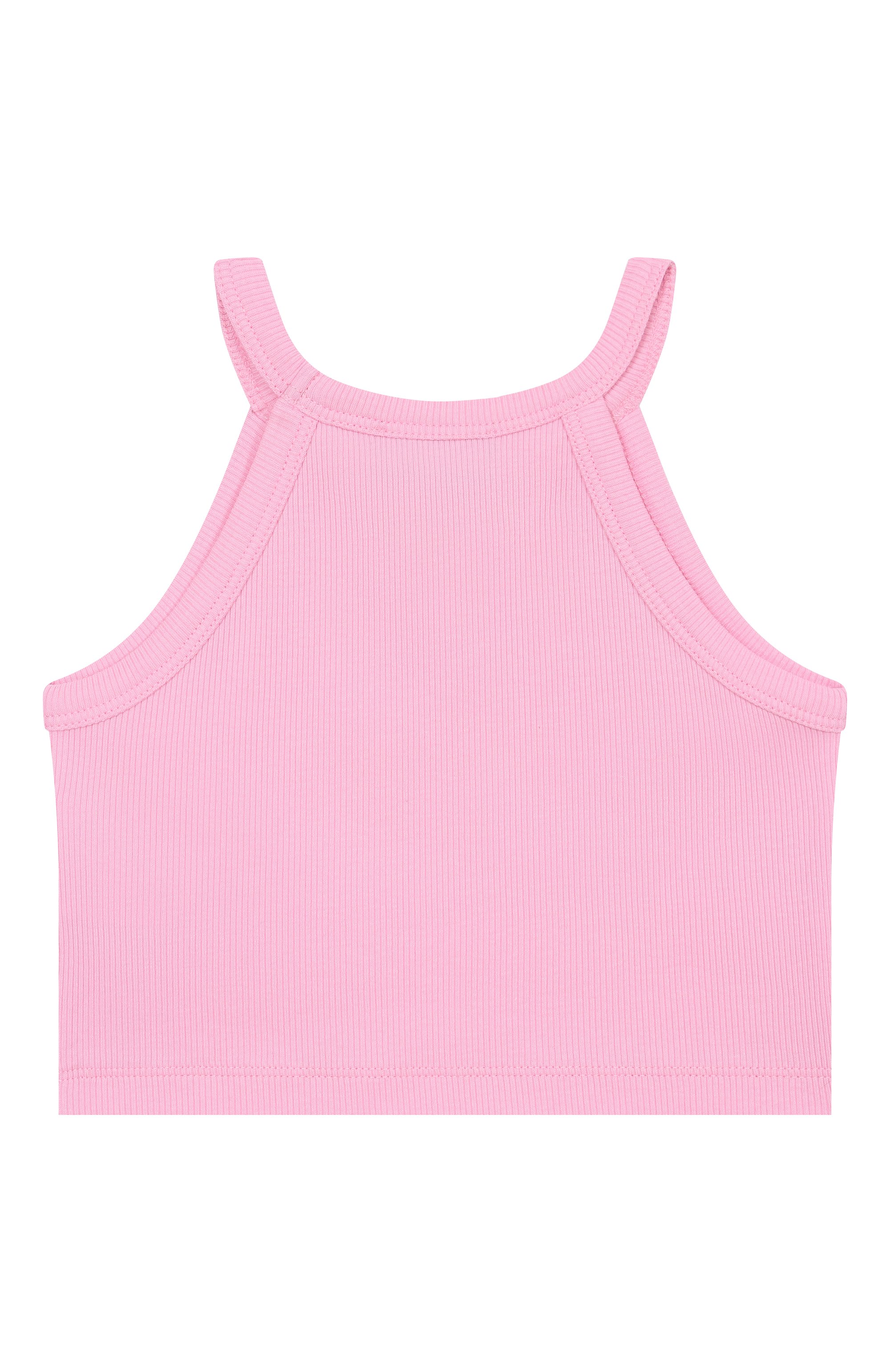 Хлопковая майка MOSCHINO розового цвета по цене 11150 руб., арт. HDM06Z/LBA39, фото 2 Хлопковая майка MOSCHINO, арт. HDM06Z/LBA39, фото 2