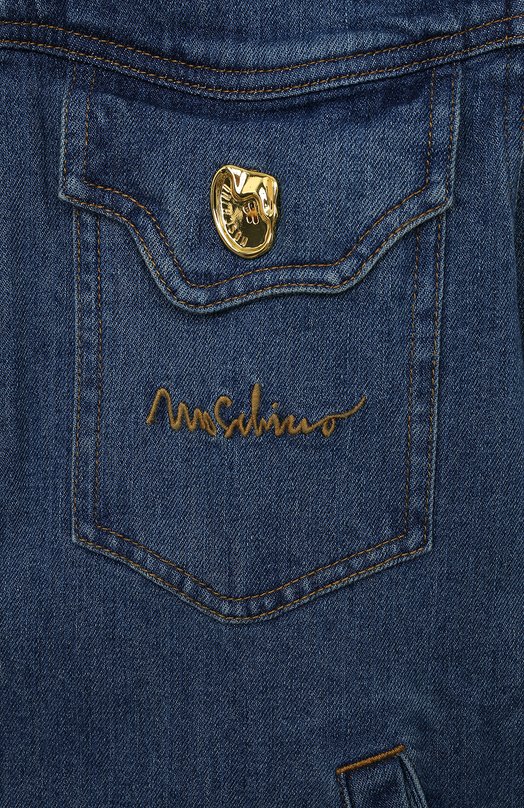 Джинсовая рубашка Moschino 3