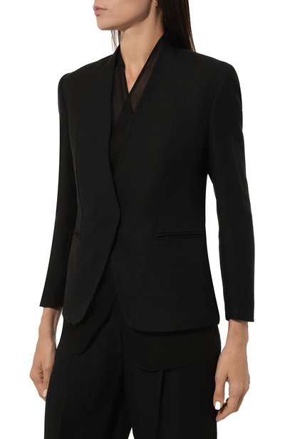 Жакет из вискозы и льна BRUNELLO CUCINELLI, арт. MH1262808, фото 3