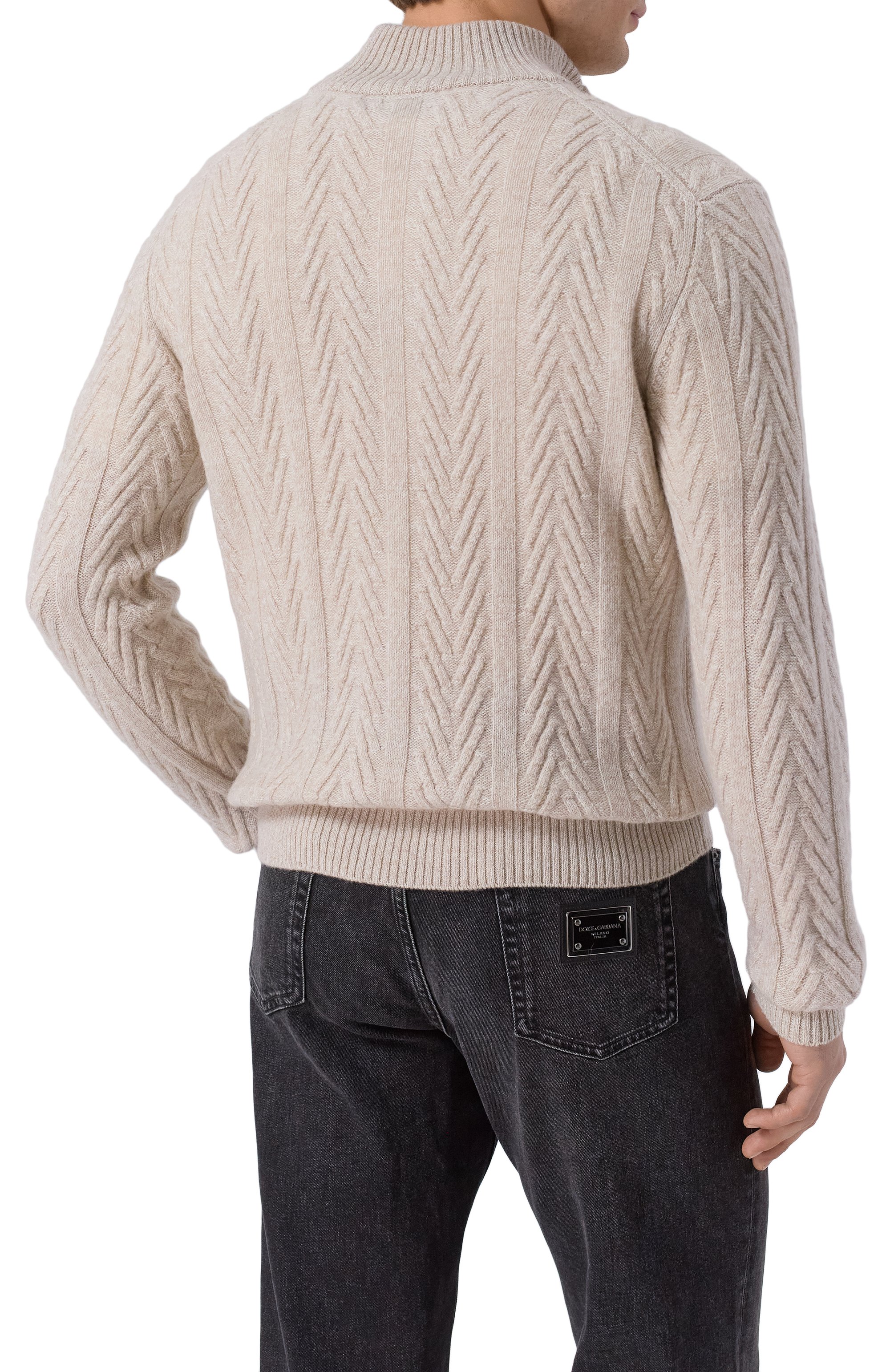 Свитер из шерсти и кашемира ANDREA CAMPAGNA, арт. WU26N0460-07/FN026M, фото 4