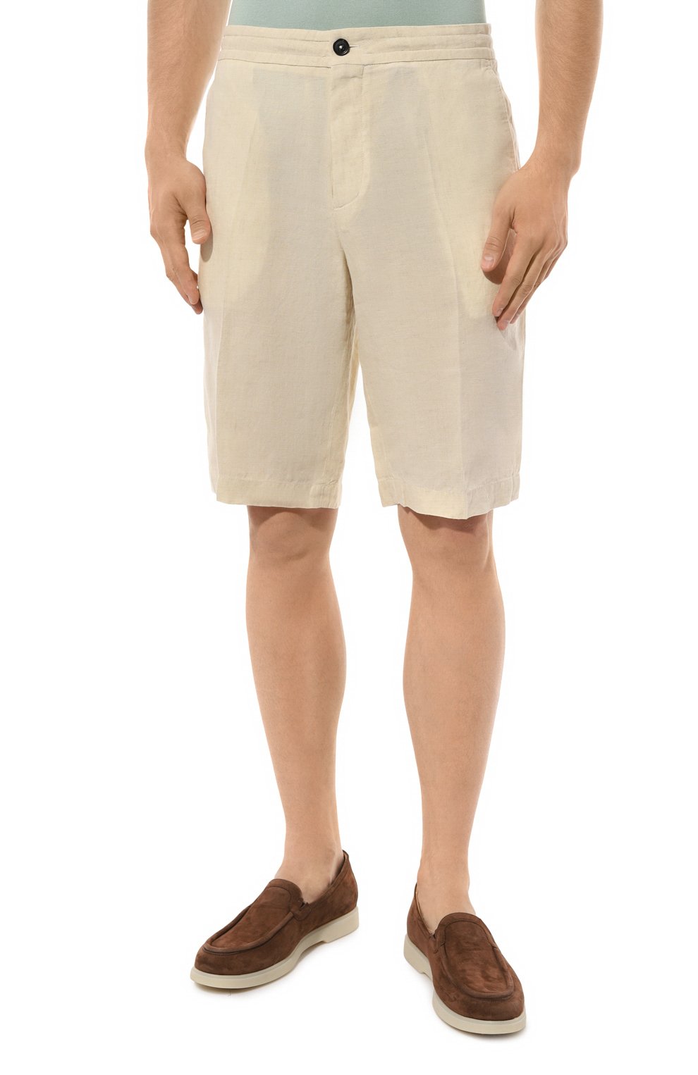 Льняные шорты ZEGNA, арт. UDI32A7/TB11, фото 3